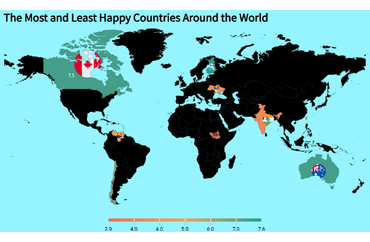 Global Happiness Levels by Country