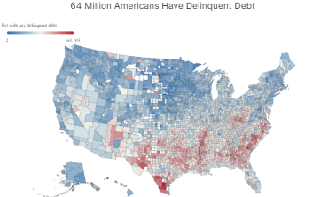 64 Million Americans Have Delinquent Debt