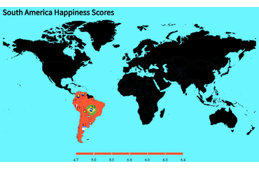 South America Happiness Scores